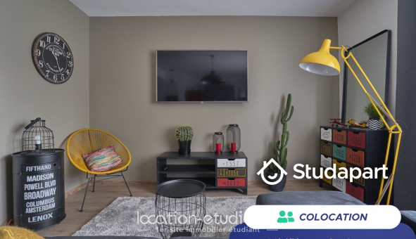 Colocation étudiante T4 à Nancy (54100)