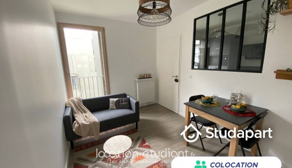 Colocation tudiante Chambre dans une colocation de 12m2