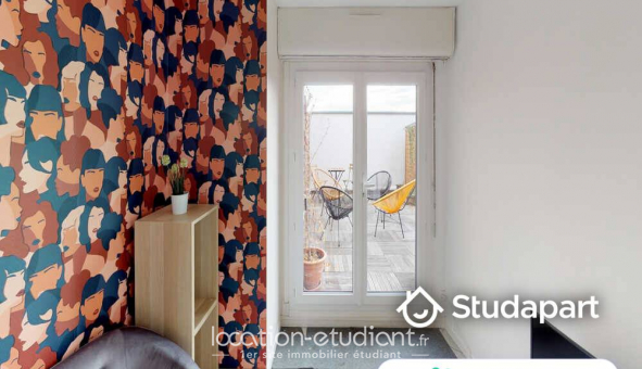 Colocation �tudiante Studio &agrave; Nanterre (92000)