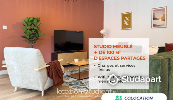 Colocation tudiante Chambre dans une colocation de 25m2