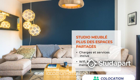 Colocation tudiante Studio à Nantes (44200)
