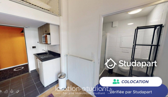 Colocation �tudiante Studio &agrave; Nantes (44200)