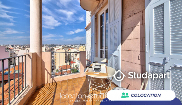 Colocation tudiante T3 à Nice (06100)
