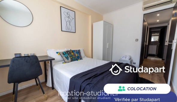 Colocation �tudiante Studio &agrave; Nice (06100)
