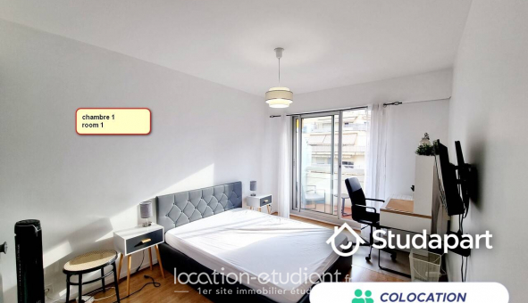 Colocation tudiante Studio à Nice (06100)