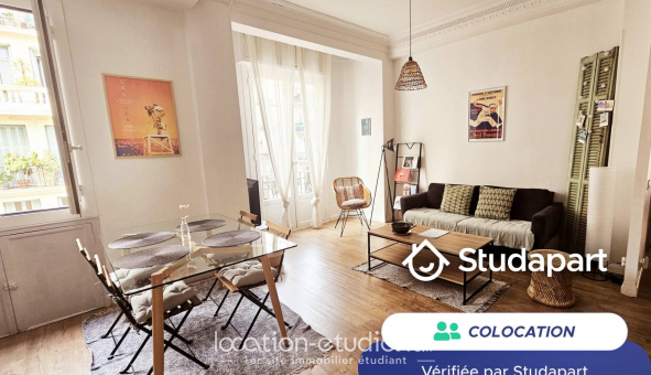 Colocation tudiante Studio à Nice (06100)