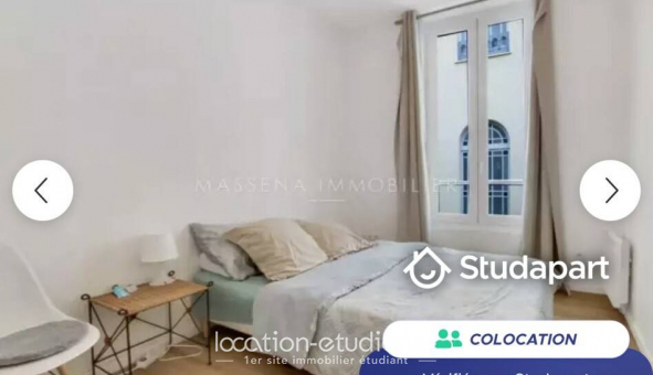 Colocation tudiante Studio à Nice (06100)