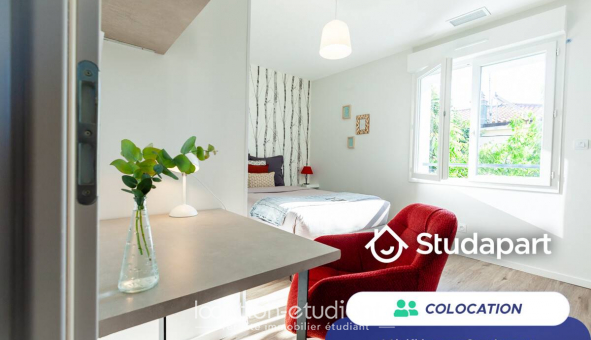 Colocation tudiante Chambre dans une colocation de 15m2