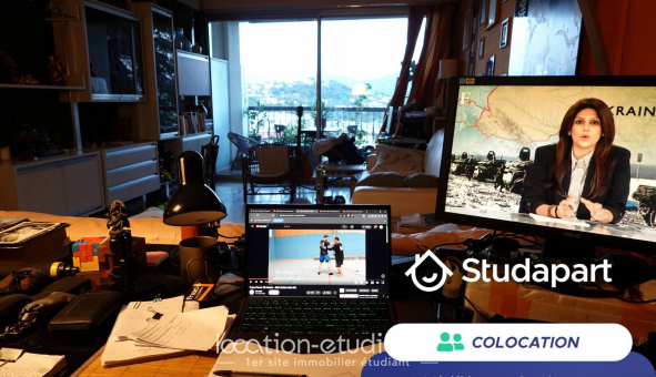 Colocation tudiante Studio à Nice (06100)