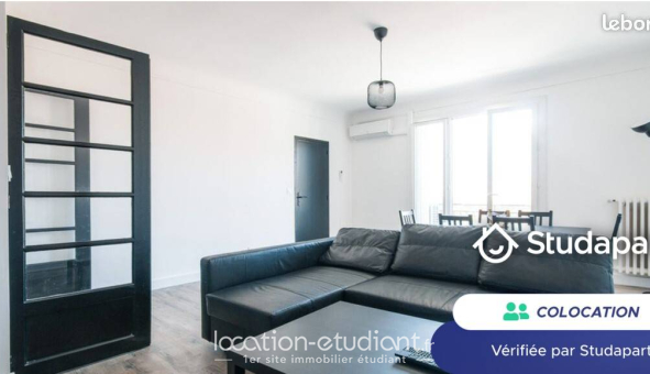 Colocation étudiante Studio &agrave; Nice (06100)