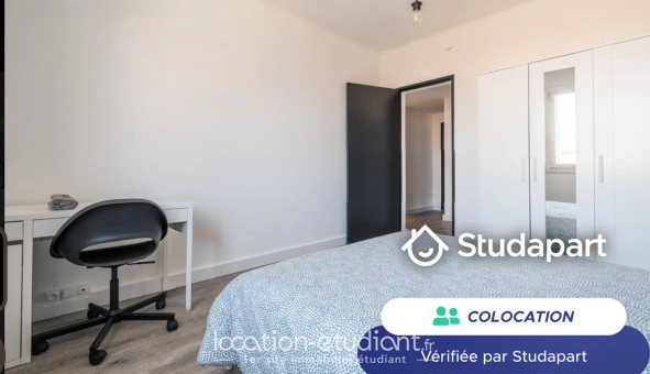 Colocation étudiante Studio &agrave; Nice (06100)