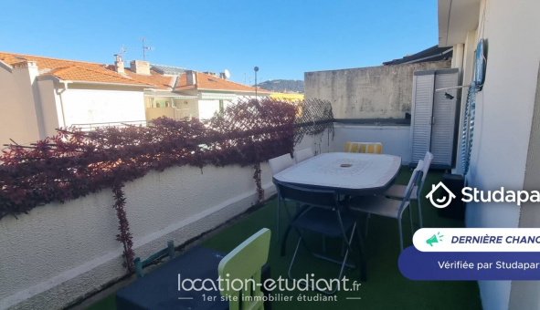 Colocation �tudiante Studio &agrave; Nice (06100)