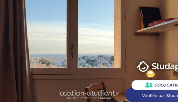 Colocation �tudiante Studio &agrave; Nice (06100)