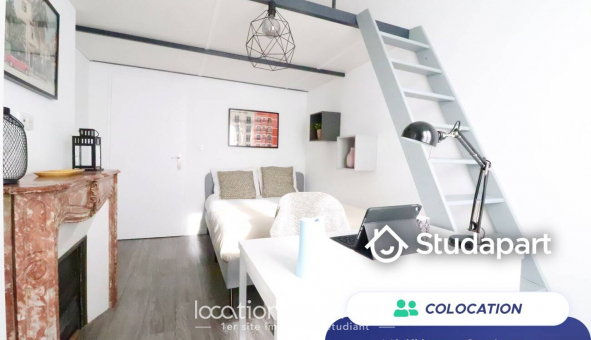 Colocation �tudiante Studio &agrave; Nice (06100)