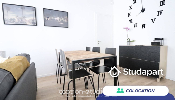 Colocation étudiante Studio &agrave; Nice (06100)