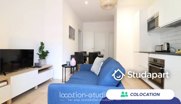 Colocation �tudiante Studio &agrave; Nice (06100)
