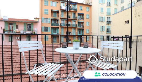 Colocation �tudiante Studio &agrave; Nice (06100)