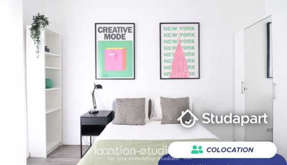 Colocation �tudiante Studio &agrave; Nice (06100)