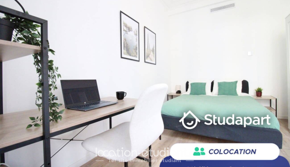 Colocation étudiante Studio &agrave; Nice (06100)