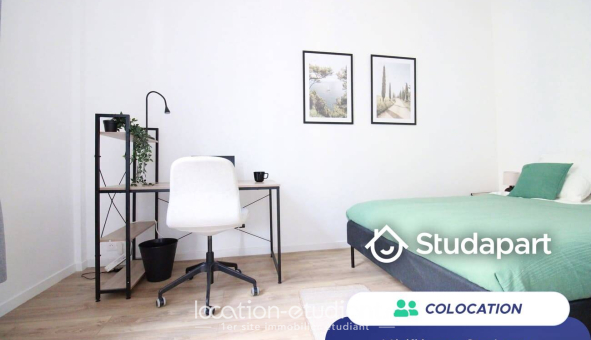 Colocation étudiante Studio &agrave; Nice (06100)
