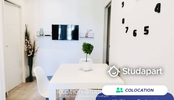 Colocation étudiante Studio &agrave; Nice (06100)
