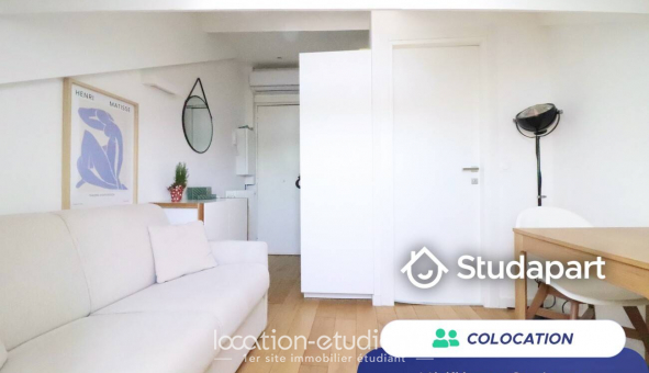 Colocation �tudiante Studio &agrave; Nice (06100)