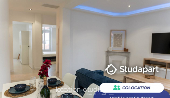 Colocation �tudiante Studio &agrave; Nice (06100)