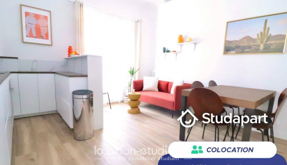 Colocation �tudiante Studio &agrave; Nice (06100)