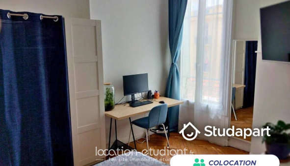Colocation �tudiante Studio &agrave; Nice (06100)