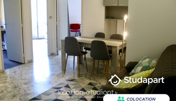 Colocation étudiante T3 &agrave; Nice (06100)
