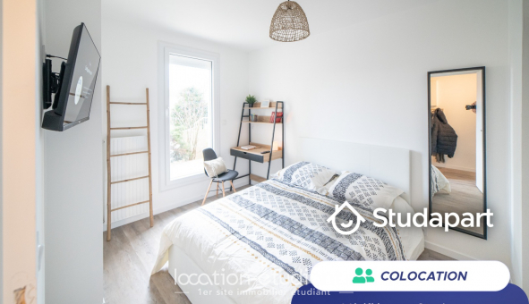 Colocation �tudiante Studio &agrave; Noisiel (77186)