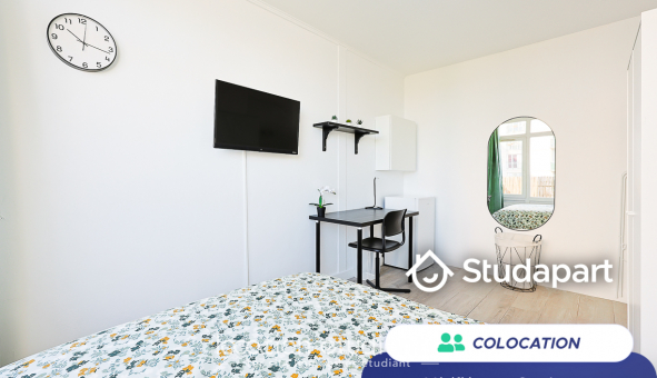 Colocation étudiante Studio à Noisy le Sec (93130)