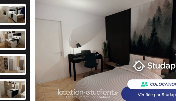 Colocation tudiante Studio à Orlinas (69530)