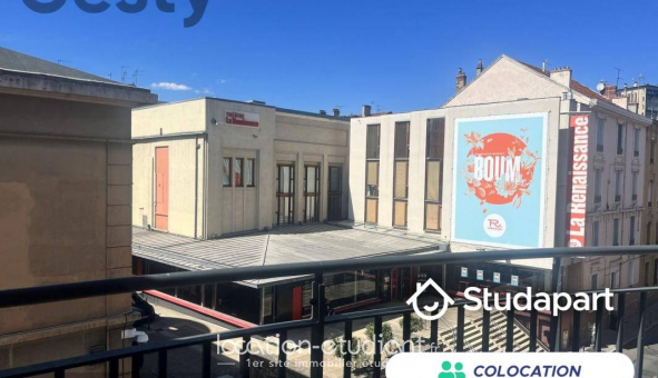 Colocation �tudiante Studio &agrave; Oullins (69600)