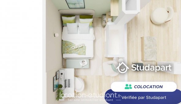 Colocation tudiante Studio à Palaiseau (91120)