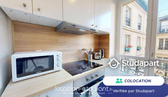 Colocation tudiante Studio à Paris 01er arrondissement (75001)