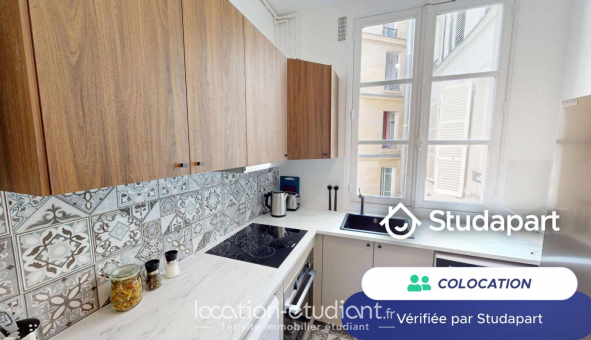 Colocation tudiante Studio à Paris 02me arrondissement (75002)