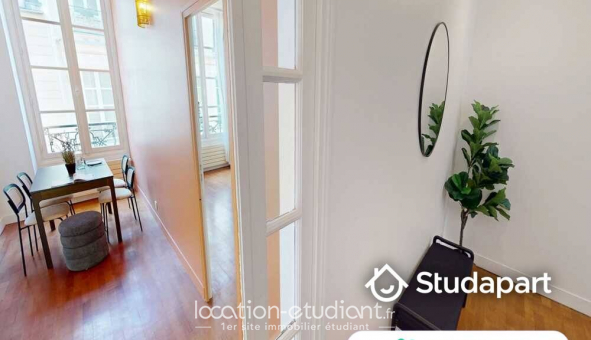 Colocation �tudiante Studio &agrave; Paris 02�me arrondissement (75002)