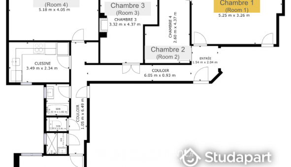 Colocation �tudiante Studio &agrave; Paris 07�me arrondissement (75007)