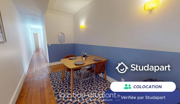 Colocation tudiante Studio à Paris 08me arrondissement (75008)