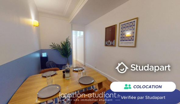 Colocation tudiante Studio à Paris 08me arrondissement (75008)