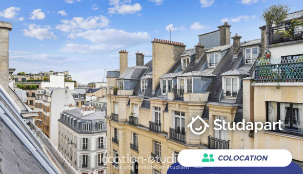 Colocation tudiante Studio à Paris 08me arrondissement (75008)