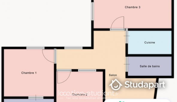 Colocation �tudiante Studio &agrave; Paris 09�me arrondissement (75009)