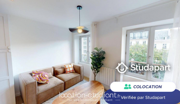 Colocation tudiante Studio à Paris 09me arrondissement (75009)
