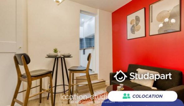 Colocation �tudiante Studio &agrave; Paris 09�me arrondissement (75009)