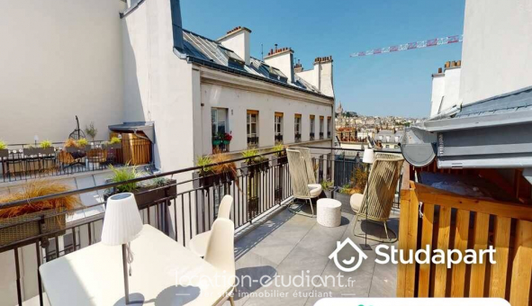 Colocation �tudiante Studio &agrave; Paris 09�me arrondissement (75009)