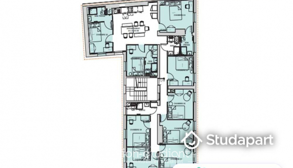 Colocation tudiante Studio à Paris 10me arrondissement (75010)