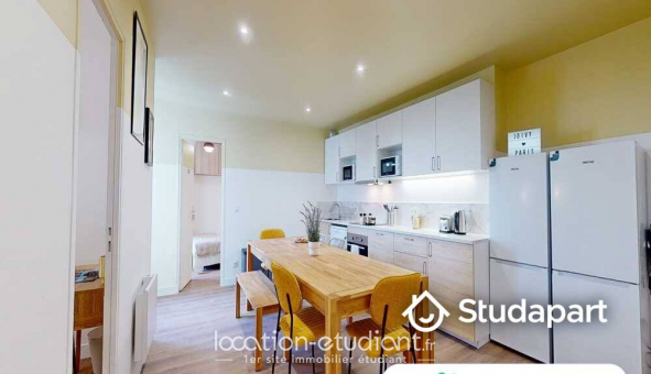 Colocation �tudiante Studio &agrave; Paris 10�me arrondissement (75010)