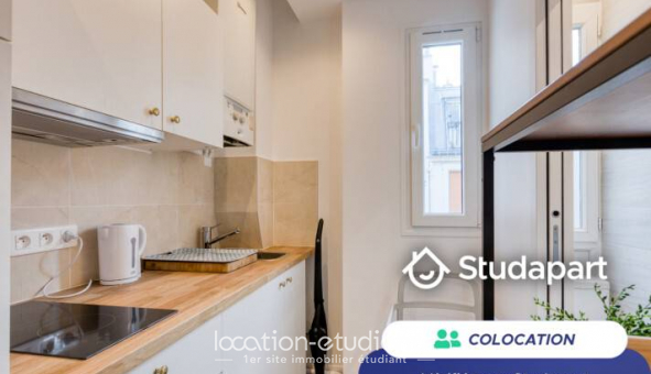 Colocation �tudiante Studio &agrave; Paris 10�me arrondissement (75010)