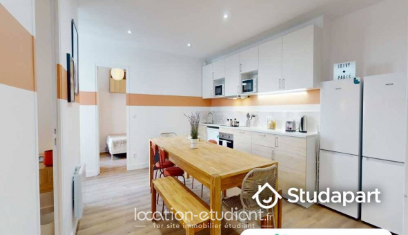 Colocation �tudiante Studio &agrave; Paris 10�me arrondissement (75010)